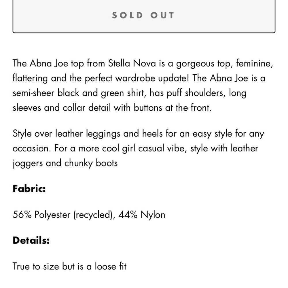 Stella Nova Abna Joe Blouse - Picture 9 of 11